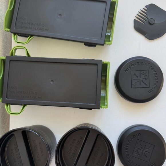 GreenTraveler Complete Portable Food Container Set + Insulated Carry Bag – New - Picture 10 of 11